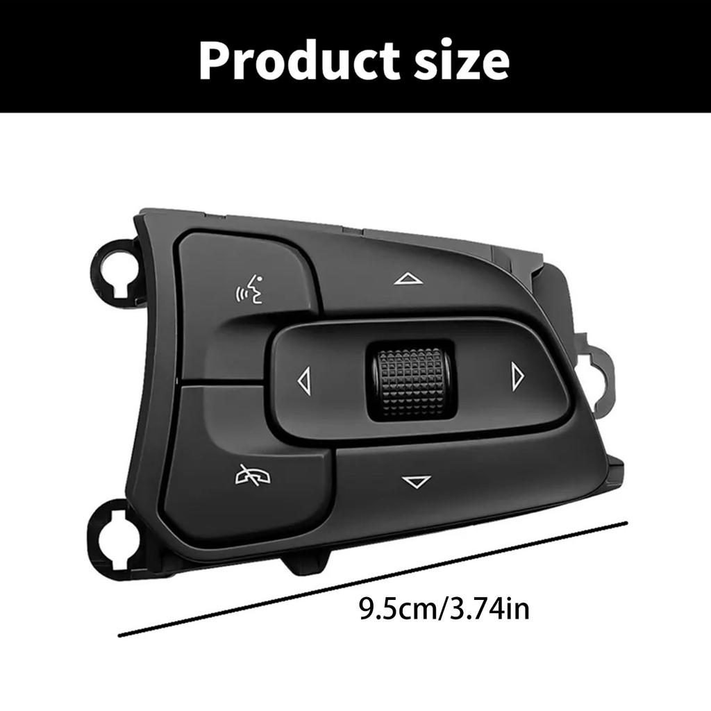 Steering Wheel Control Button for Sierra 2500 3500 2020 13528612 13535355 Replacement Audio Volume Control Switch Black