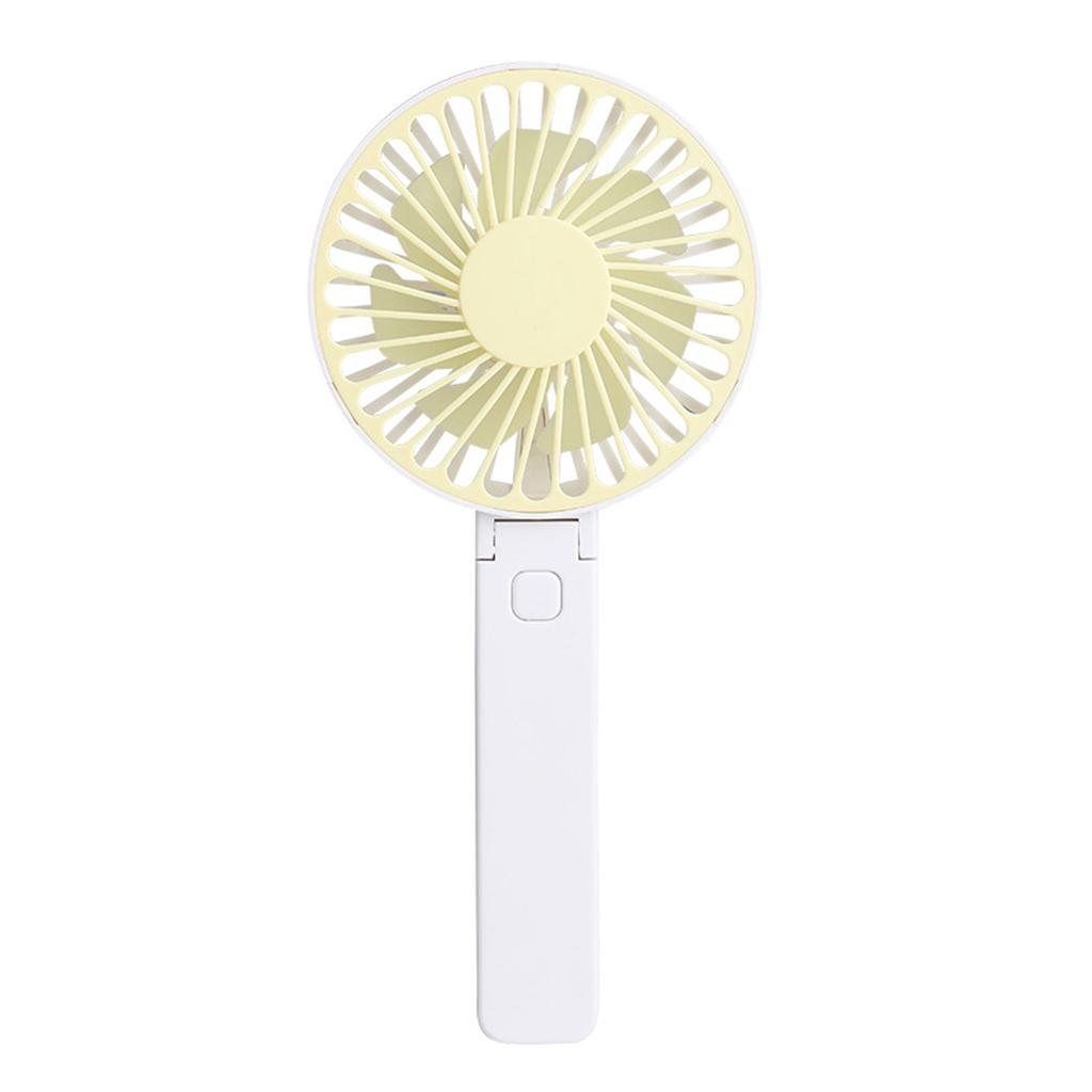 Handheld Fan 3000mAh Rechargeable Battery Foldable Handheld Fan Battery Operated with 3 Speed for Outdoor Travel