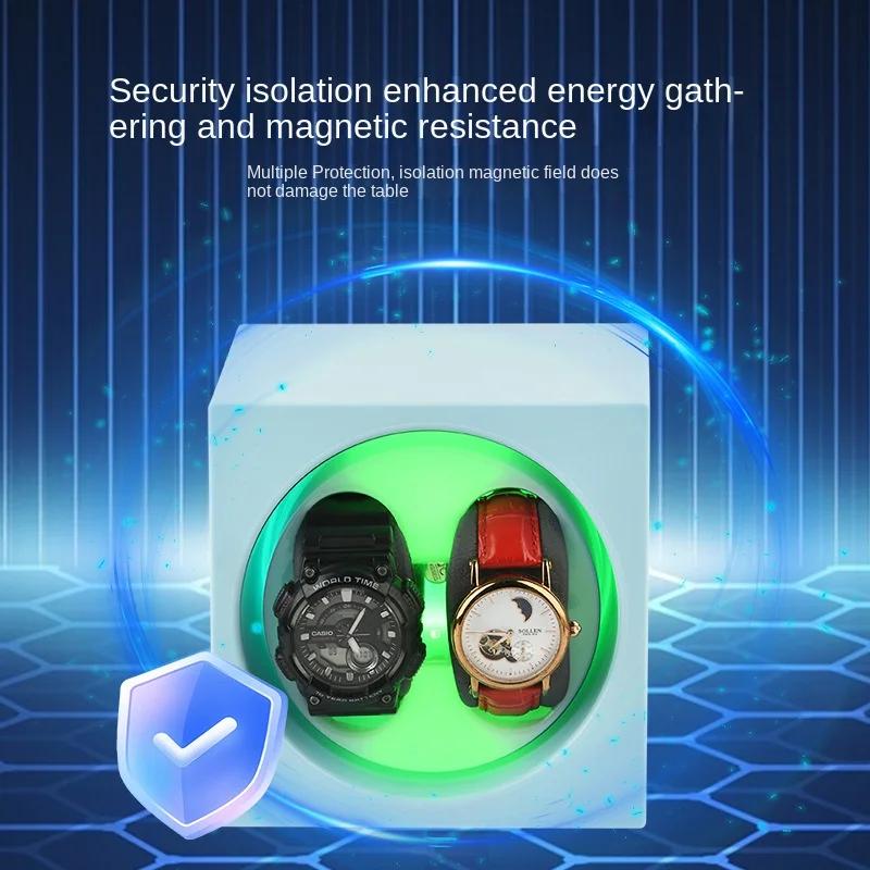 Mechanical Watch Winder Box Movement Silent Automatic Rotator Wrist Watches Showcase USB Support The Use of No. 5 Dry Battery