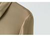 2025 Spring Women's Long Sleeve Silk Blouse - Luxurious Mulberry Solid Color Shirt