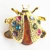 Cartoon Insect Brooch For Women And Men With Sparkling Alloy Finish Spring