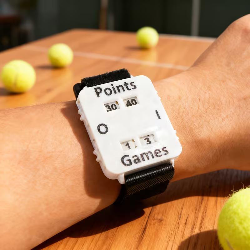 Braccialetto Segnapunti Portatile per Cricket/Tennis/Padel Tracciatore Punteggio Istantaneo Nessuna Perdita di Memoria Adatto per Allenatori, Arbitri, Giocatori