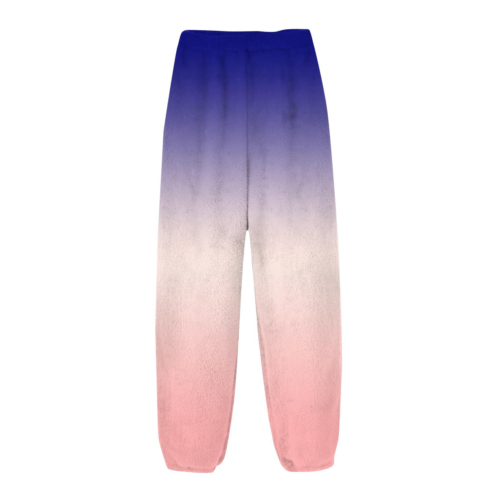 

Женские пижамные штаны Мягкие удобные пижамные штаны Женские повседневные домашние штаны Зимние S розовый