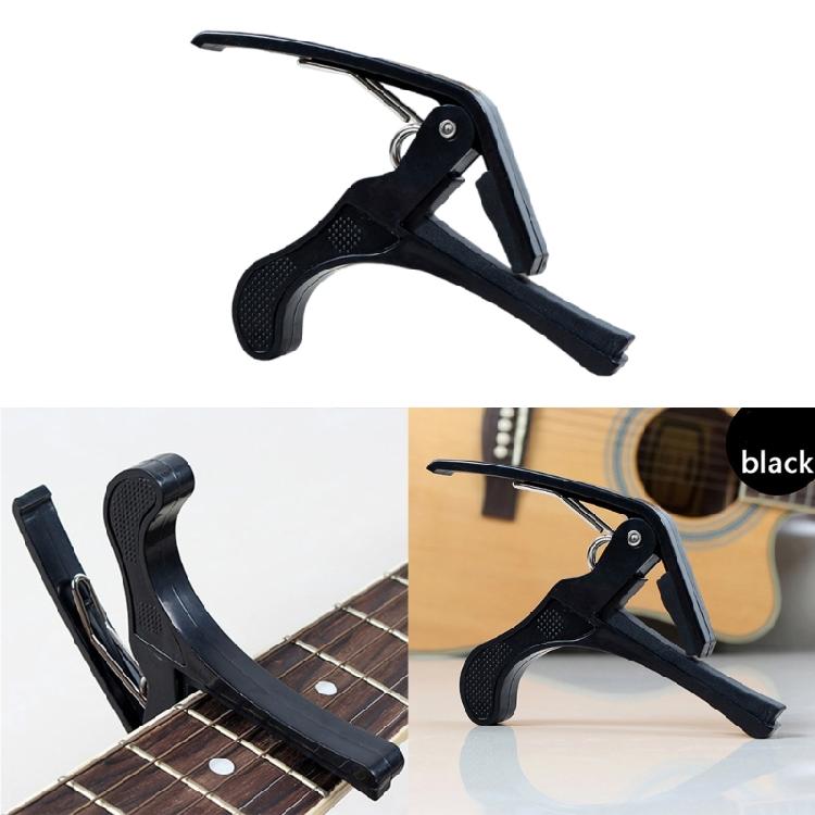 Portable 6-String Guitar Tunings Clamp Light Weight Quick Release Capo for Guitars, Ukulele, Bass, Mandolin, Banjo