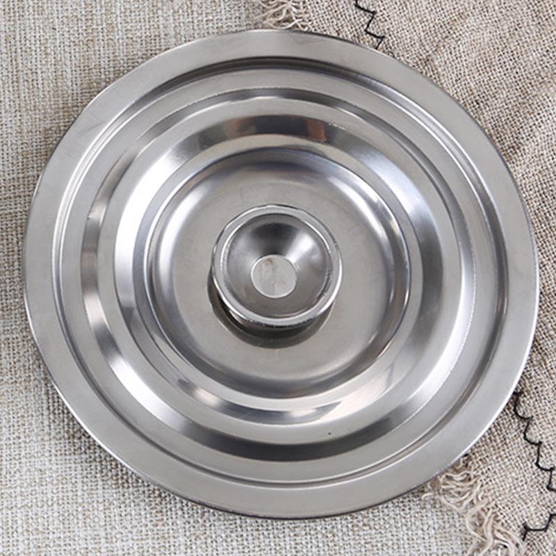 

Stainless Steel Multifunctional Seasoning Pot & Egg Beating Bowl Lid