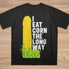 2026 New Style Men's T-shirt with Corn Pattern - High-Quality Fashion Round-neck Printed T-shirt Suitable for Both Men and Wo...