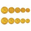 100pcs Pirate Coins Simulation Child Toy Decoration Coin Chip for Party Gold Coins