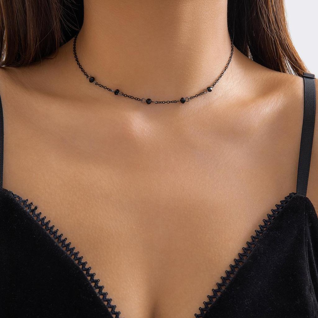 Retro Gothic Blutstropfen Quaste Choker Halskette