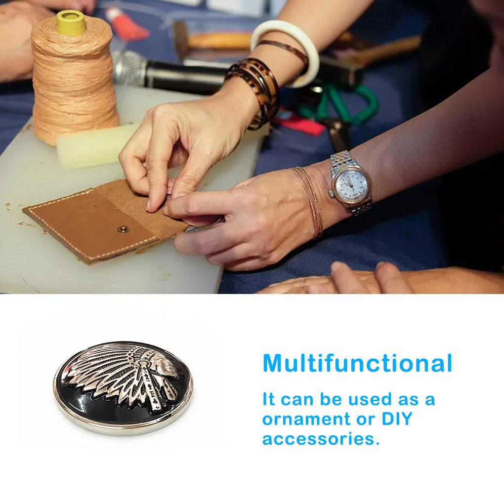 Badge Retro Mysterious Button Fine Workmanship Handcraft Exquisite Buttons Accessories Pouches Shoes Leather Clothes