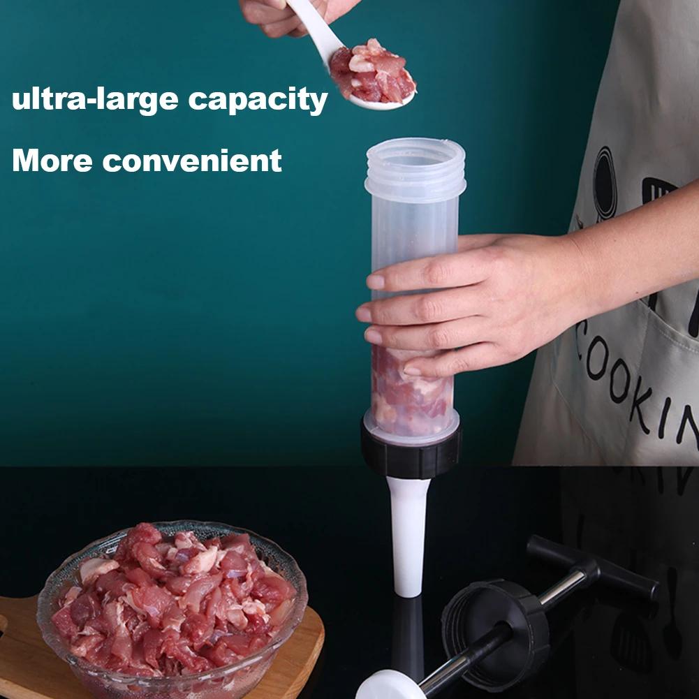 Manual Sausage Stuffer Sausage Stuffing Machine Homemade Sausage Mold Manual Meat Injector Tools Kitchen Accessories