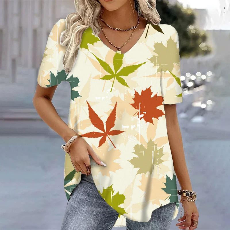 I Need Coffee Women T-Shirt Short Sleeve V-neck Creative T Shirts Funny Casual Coffee Lover T-shirt