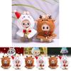 Festive Doll Clothing Christmas Reindeer And Snowman Plush Attachments For Collectors