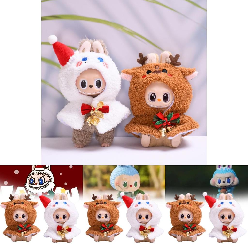 Festive Doll Clothing Christmas Reindeer And Snowman Plush Attachments For Collectors
