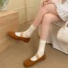 Spring New Women Flats Round Toe Shallow Elastic Band Ladies Casual Ballet Shoes Eelgant Dress Shoes
