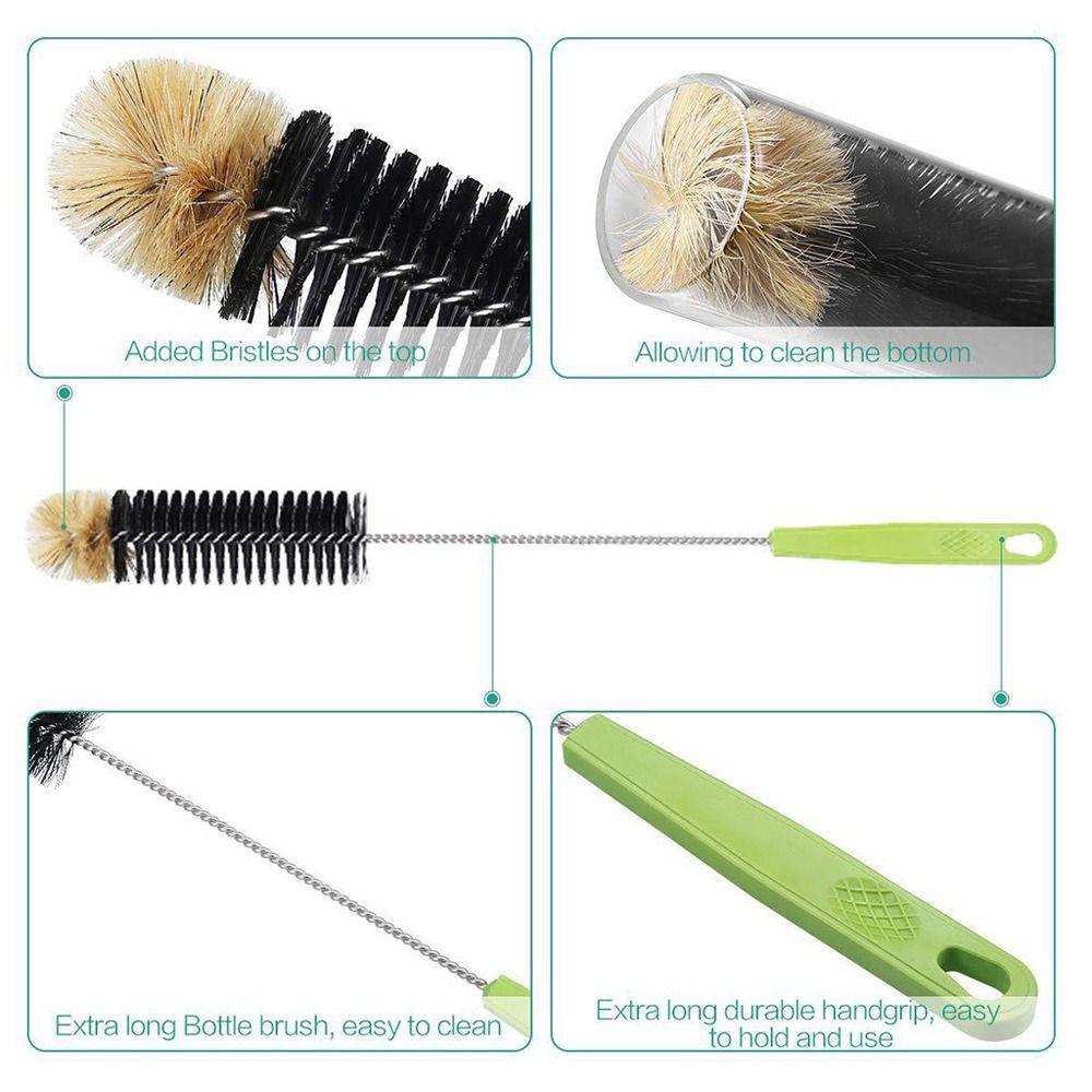 Nylon Plastic Cleaning Brush Cleaning Tool Glass Cleaner Cup Scrubber Milk Bottle Brush
