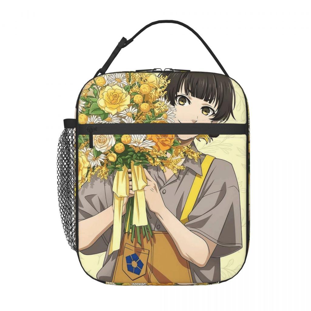 Anime Blue Locks Insulated Lunch Bag for Women Kids Portable Food Boxes Thermal Lunch Box Tote