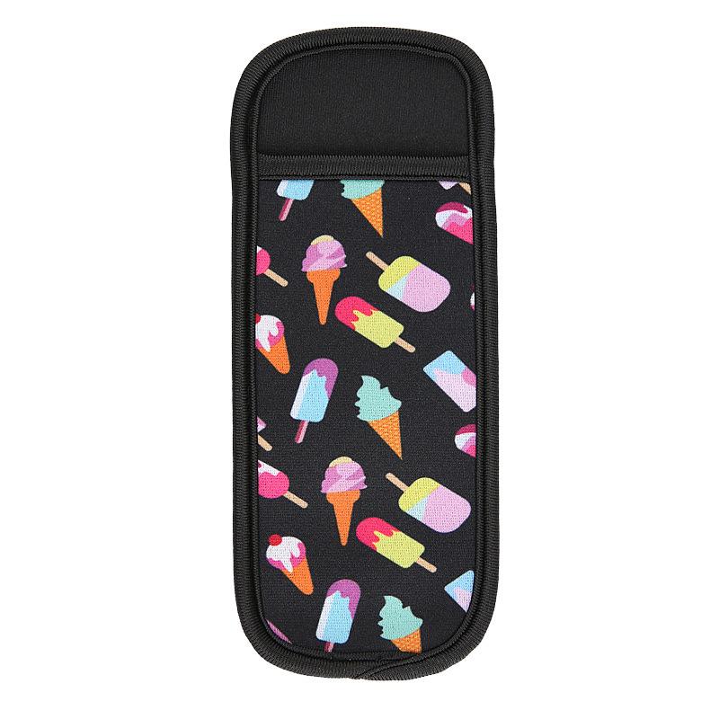 Colored Holder Sleeve for Reusable Ice Pops