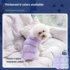 Pet Dog Down Autumn and Winter Small Dog Cat Cotton Coat Can Be Pulled Pet Clothing