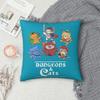 Rpg and Cats Pillowcase Polyester Cushion Cover Gift Throw Pillow Case Cover Home Zipper