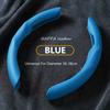 Universal Car Steering Wheel Cover NAPPA Leather 2PCS-Dimensional Anti Slip, Timple And Fashionable Protector Car Accessories