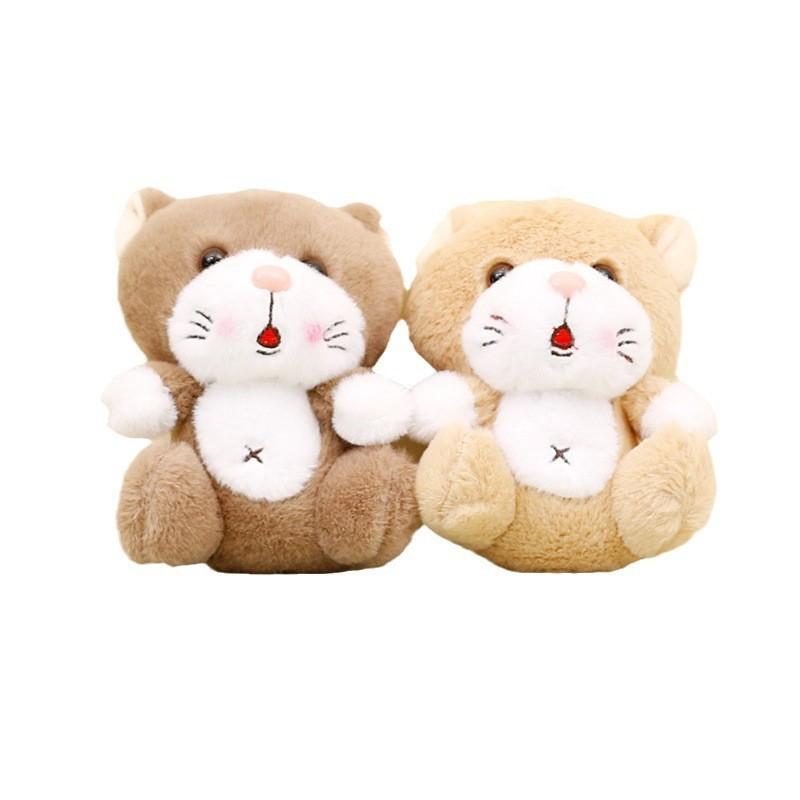 Adorable Su Li Cat Plush Toy Keychain Cute Cartoon Cat Bag Charm Doll