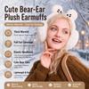 Soft Faux Fur Plush Earmuffs Elastic Headband Cartoon Ear Covers Fluffy Ear Muffs  Winter Outdoor