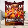 Galatasaray 211 Blanket Durable Comfort Great for Office Chair Picnics Sofa Four Seasons Multipurpose Modern Style