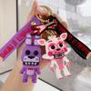 FNAF Purple Nightmare Bonnie the Clown Anime Toys Five Nights At Fredy Bonnie Figure Keychain Anime Cartoon Dolls Kids Gift