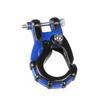 Winch Hook D Ring Shackle Trailer Hook Towing Heavy Duty for Tow Strap Winch Off Road Truck ATV UTV Recovery Blue