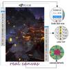 Diamond Painting Chinese Style Building Embroidery Cross Stitch Rhinestone Home Decor