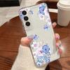 Small Flower Pattern Phone Case For Samsung Galaxy S26 S25 S24 S23 Ultra S22 Plus S24 S21 FE S25 Edge Shockproof Clear TPU Cover