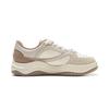 Li Ning Planet Cushioning Slip Resistant Abrasion Resistant Height Increasing Low Top Casual Shoes Women's Oat Gray AGCV260-2
