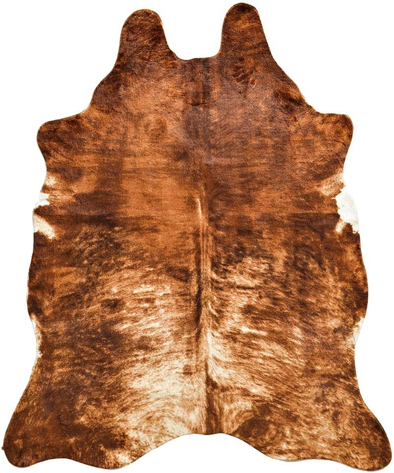 140x200cm Imitation Animals Skin Area Rugs Soft Faux Fur Leather Cow Carpet for Bedroom House Decoration Christmas Decor