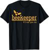 Imker Wenn ich renne, rennst du Bienenliebhaber Imkerei Geschenk Unisex T-Shirt