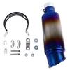 Motorcycle Exhaust Pipe Sporty Style Exhaust Tail Pipe Tip Universal 31cm Length Tailpipe Tip High Performance