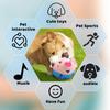 Electronic Moving Pet Plush Toy For Dog Cat Jump Balls USB Rechargeable Automatic Toys Playing Interactive Plush Toy For Dog