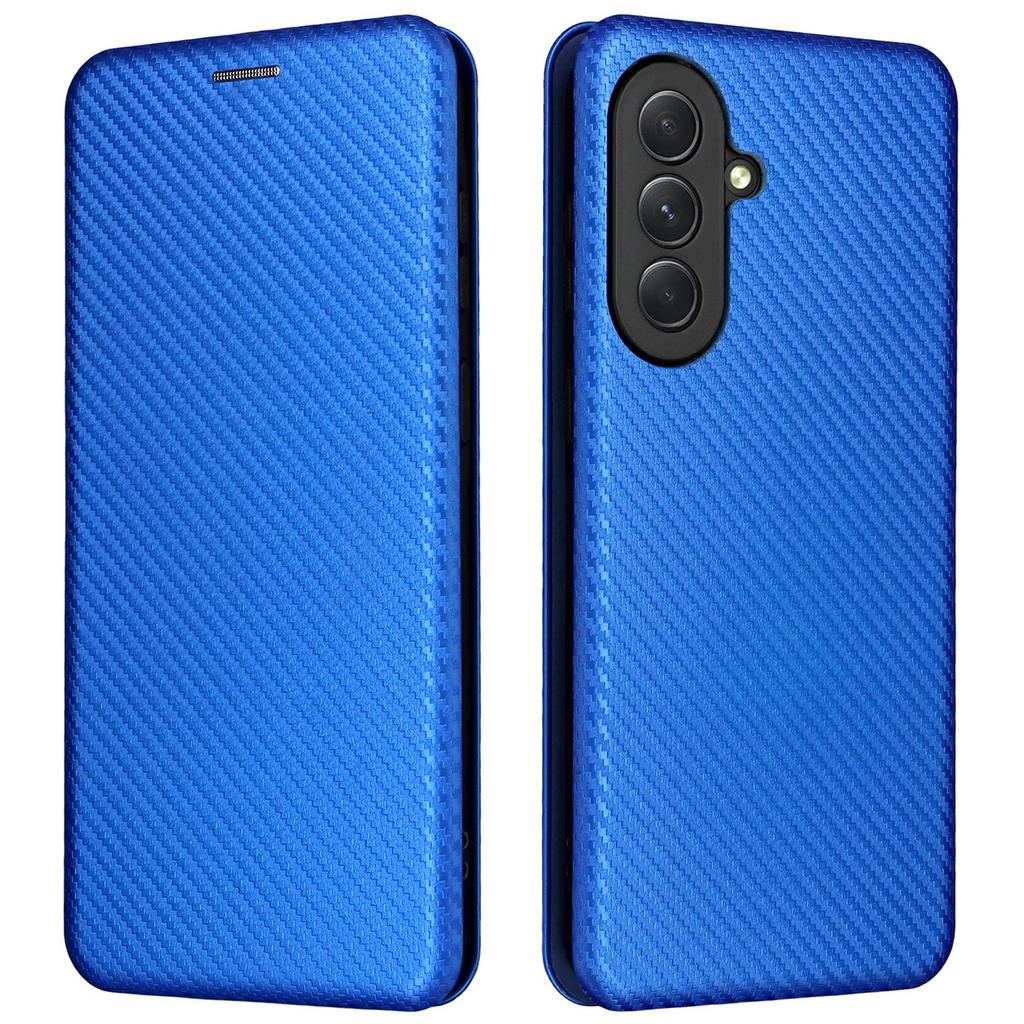 For Samsung Galaxy A57 5G Case Carbon Fiber Texture Drop-Proof PU Leather Phone Cover