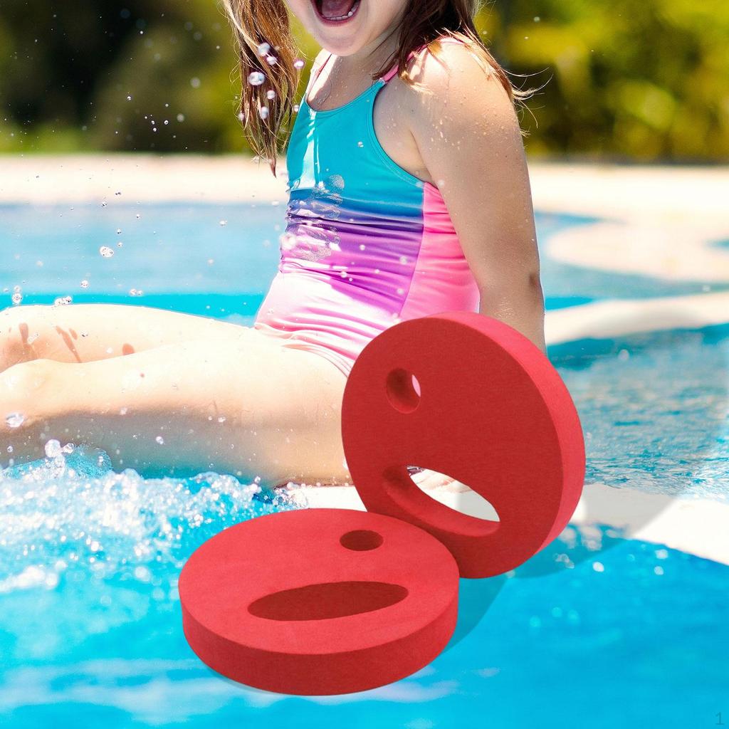 2 Pieces Water Exercise Discs Aerobic Equipment Swim Training Easy to Hold Underwater Resistance