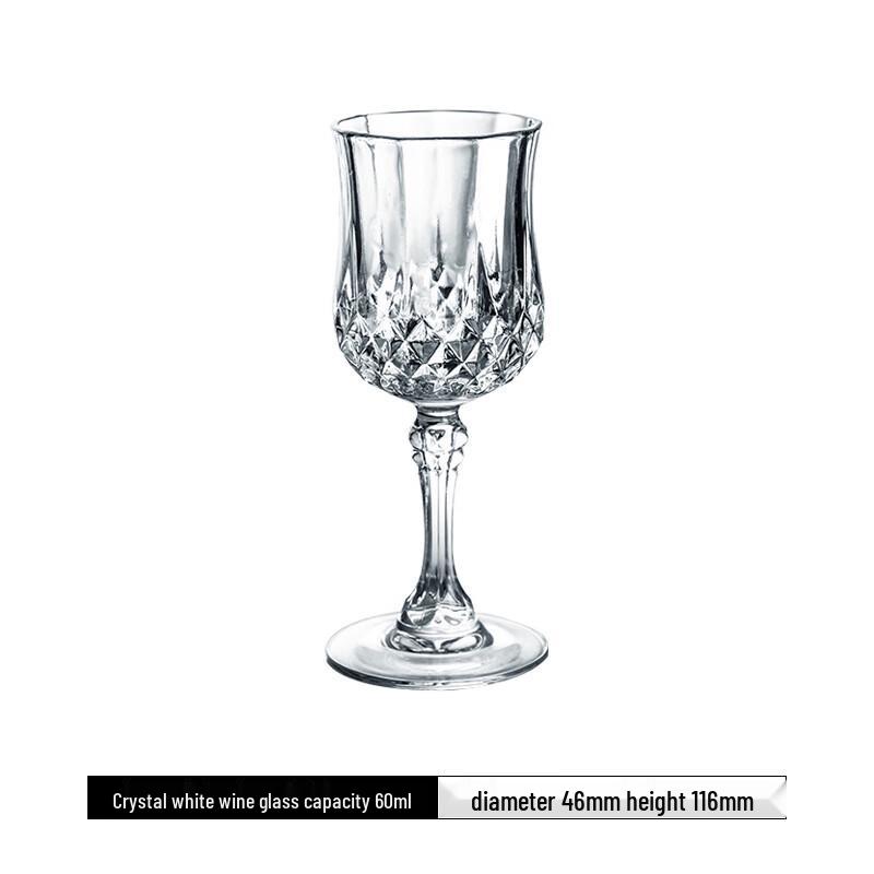 Huazao Baijia French Transparent Stemmed Glasses 60ml