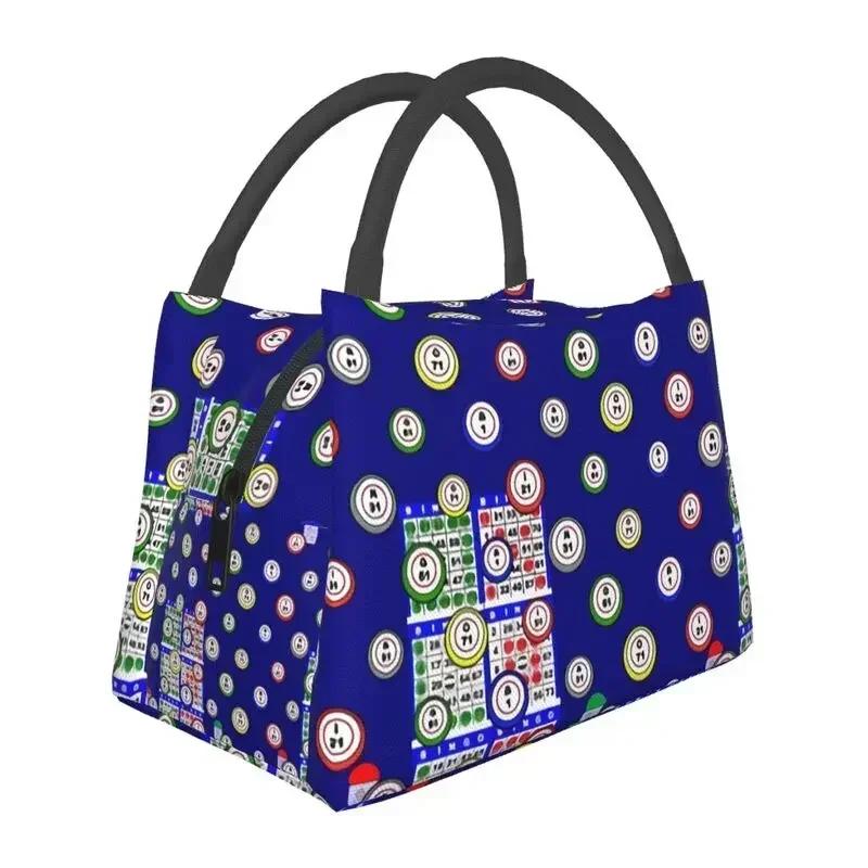 

Лучшая игра в бинго для игроков в бинго, многоразовая коробка для обеда для женщин, герметичный охладитель, термоизолированная сумка для обеда, сумка для обеда 28x17x16CM