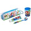 Cartoon Super Mario Set Zahnbürste, Zahnpasta, Becher