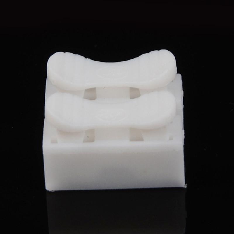 100Pcs Push Quick Wire Cable Connector Spring Clamp Terminals 2 Pin Spring Wire Connectors Wiring Terminals Easy to Use