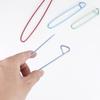 10pc Random Color Aluminum Anti-Sewing Pins, Colorful Sweater Markers, Anti-Sew Large Bows Pins, Sweater Weaving Marking Tool