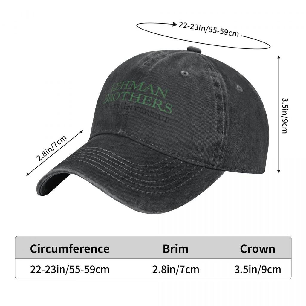 LehUnisex Brothers Summer Internship  Condensed Young Gift A Baseball Cap