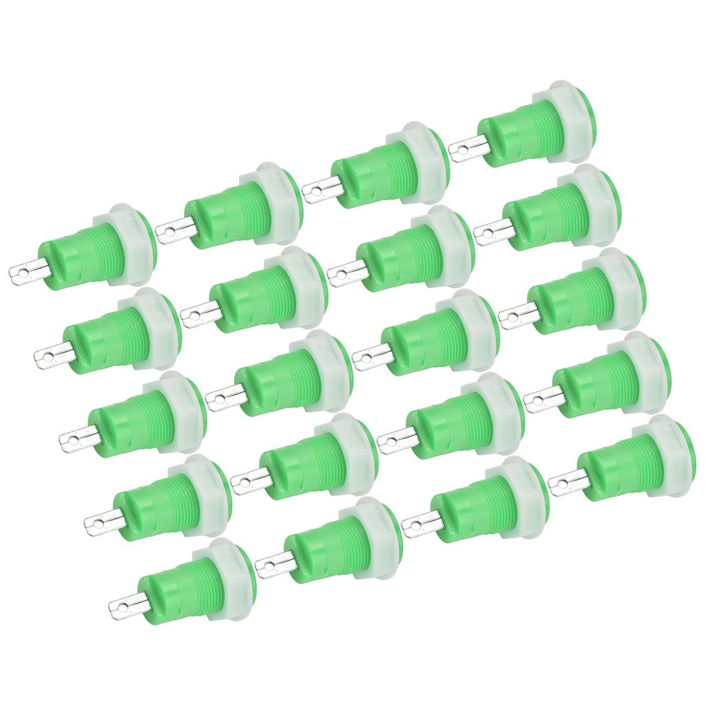 20ks adaptér pro banánky, mosazný, bezpečný, svařovaný, uzemňovací svorka 4mm, 402 1KV