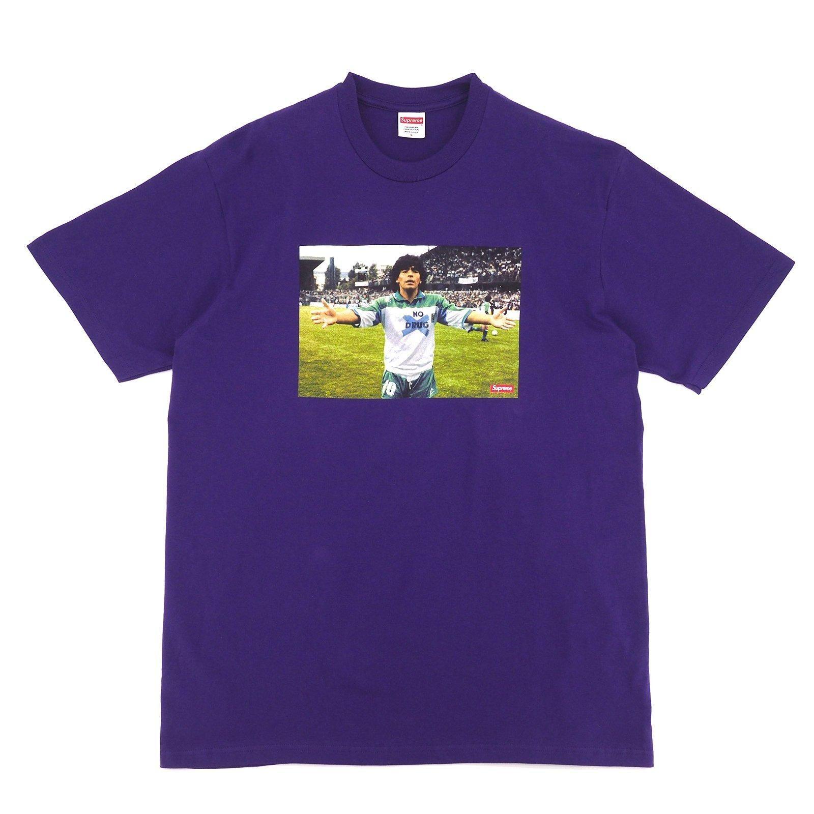 Supreme Maradona Tee Purple L