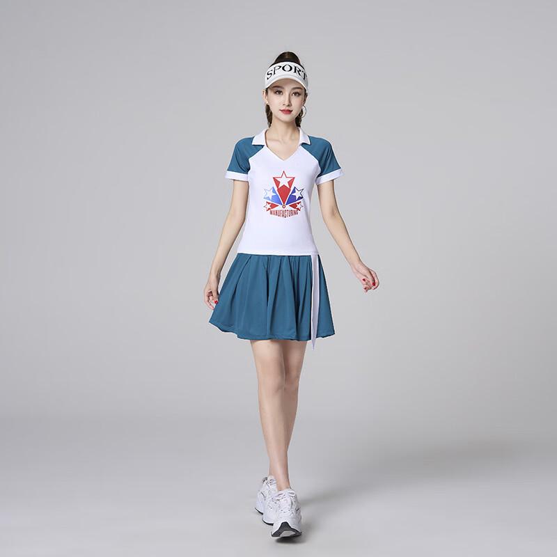 

Women s Summer Square Dance Sportswear Set 5XL