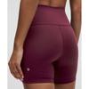 Lululemon Wunder Train High Rise Short 6  Garnet