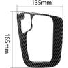 Auto Inner Decal Center Console Gear Shift Box Frame Panel Real Carbon Fiber Sticker Compatible with 3 Series E46 1998-2005 Car Interior Trim