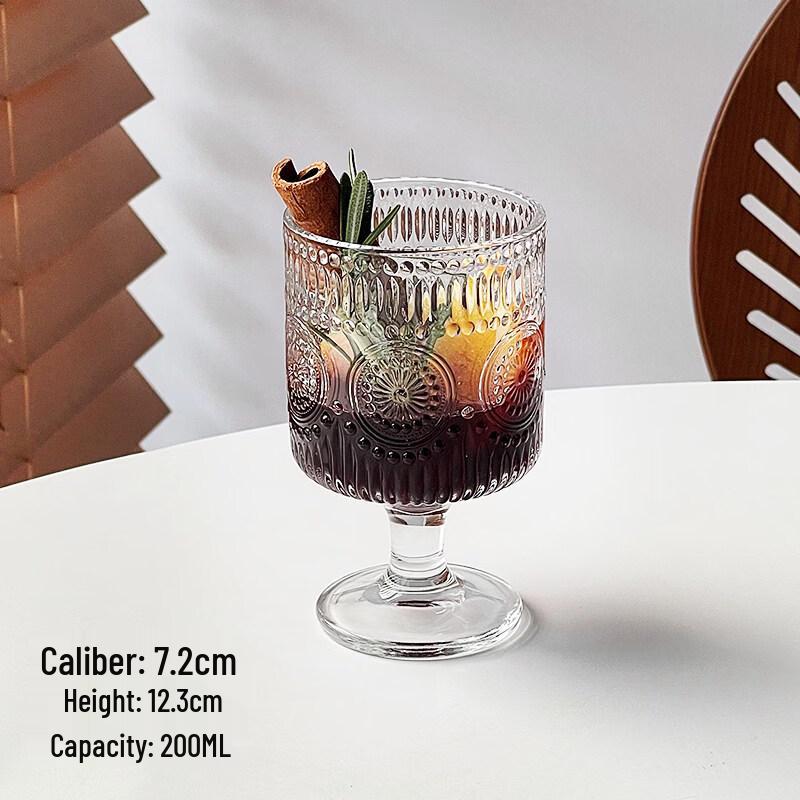 ZISIZ Instagram Style Christmas Stemmed Glass